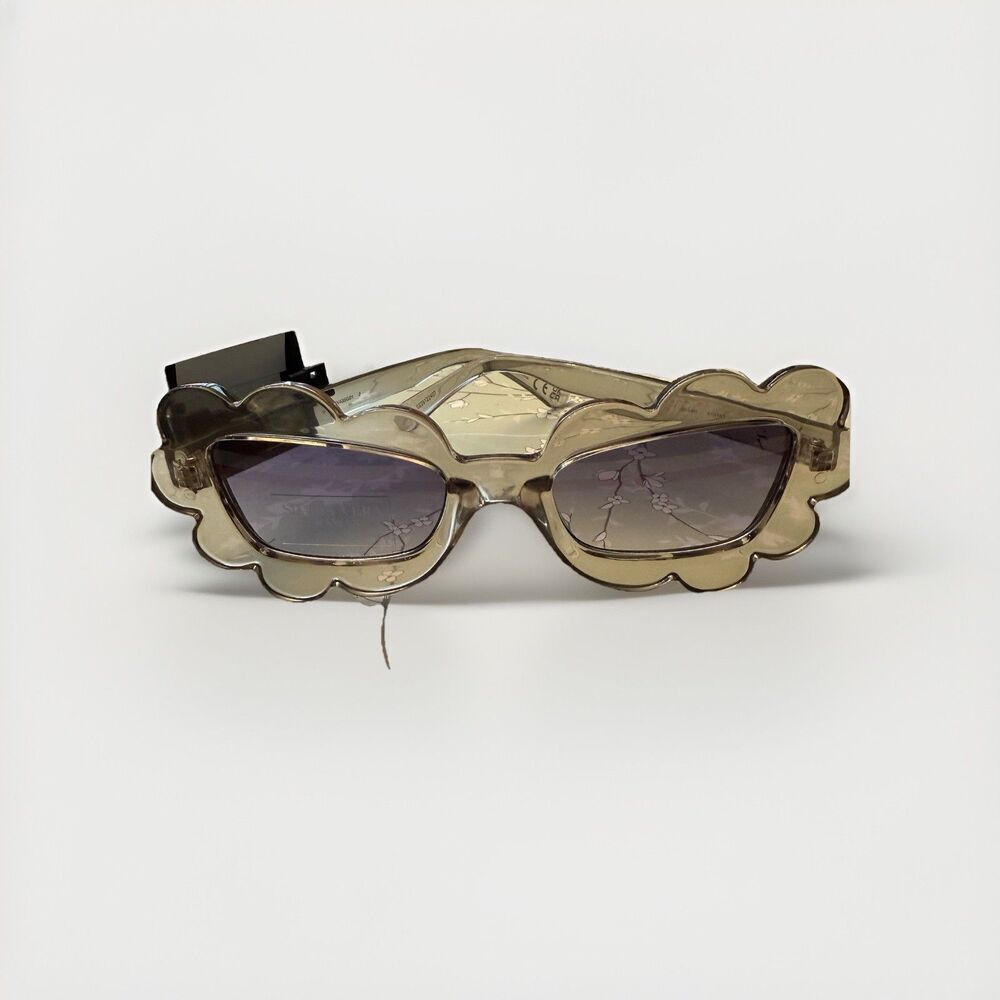Simply Vera VERA WANG Women’s Meilani Smokey Flower Sunglasses New - Picture 1 of 5